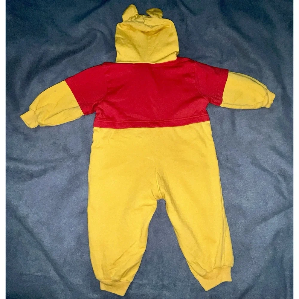 Vintage 90's‎ Disney Winnie The Pooh Romper One Piece Coverall Halloween Costume